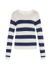 usha BLUE LABEL Pullover in Weiss Marine