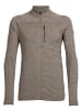 icebreaker Sweatshirt Mens Mt Elliot LS Zip in Hellbraun