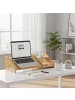 relaxdays Laptop Ständer in Natur - (B)61 x (H)17,5 x (T)26,5 cm