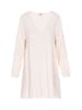 IZIA Damen Dress in Wollweiss