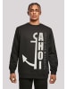 F4NT4STIC Sweatshirt Ahoi Anker Knut & Jan Hamburg in schwarz