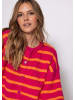 SASSYCLASSY Cardigan mit Streifen in Pink