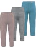 Normani Outdoor Sports 3er Pack Baby Merino Hose Unterhose „Tutira“ in Blau/Grau/Rosa
