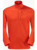 Jack Wolfskin Funktions-Fleecepullover KOLBENBERG HZ M in Orange