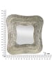 Mauro Ferretti Silberner Metall-Wandspiegel 74x7x79 cm.