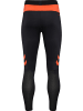 Hummel Verstellbare Taille Leggings Hmlblaze Erwachsene in BLACK/ORANGE