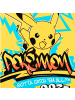 Pokémon Pikachu Badetuch 70x140 Kinder Strandtuch Handtuch Jungen in Gelb