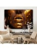 MuchoWow Leinwand bilder Goldenes Gesicht (BxH)