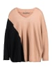 Ulla Popken Pullover in cognac-sand