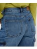 Esqualo Cargo-Jeans Wide Leg in Blau
