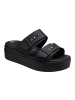 Crocs Brooklyn Buckle Slipper-Sandalen Schwarz
