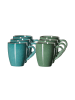 Ritzenhoff & Breker 6er Set Henkelbecher Amalfi 350 ml in Grün