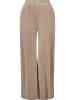 Urban Classics Urban Classics Damen Ladies High Waist Straight Velvet Sweatpants in softtaupe