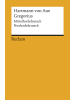 Reclam Verlag Buch - Gregorius. Mittelhochdeutsch/Neuhochdeutsch