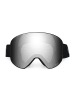 YEAZ APEX Magnet-Ski-Snowboardbrille silber verspiegelt/schwarz in silber