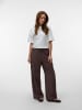 Vero Moda Hose mit weitem Beinschnitt in Chocolate Brown