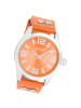 Oozoo Analog-Armbanduhr Oozoo JR orange groß (ca. 40mm)