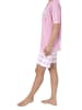 NORMANN Shorty Pyjama Schlafanzug kurzarm Short karomuster - 44905 in rosa