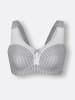 WITT WEIDEN Entlastungs-BH ohne Bügel in weiß + grau