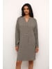 Kaffe Kleid KAamber Oversize fit in Black/Feather Graphic Print