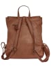 Samantha Look Rucksack echt Leder in cognac