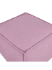 Beliani Pouf SHERALI in Rosa - (W) 50 x (H) 30 x (L) 50 cm