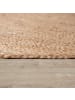 KADIMA DESIGN Jute Teppich Boho wendbar in Natur