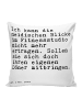 Mr. & Mrs. Panda Sofakissen 40x40 Ich kann die neidischen... mit... in Weiß