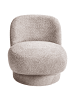 Beliani Sessel AYLO in Beige - (W) 60 x (H) 65 x (L) 70 cm