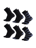 DANISH ENDURANCE Socken Cotton Crew in black/blue
