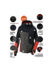Killtec Funktionsjacke mit Kapuze und Schneefang in Grün2050