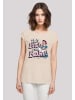 F4NT4STIC T-Shirt Vintage Pin Up Bäckerin in Whitesand