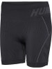 Hummel Hummel Kurze Hose Hmlte Multisport Damen Dehnbarem Schnelltrocknend Nahtlosen in BLACK/ASPHALT MELANGE