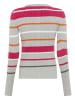 Kangaroos Strickjacke in grau-pink-orange