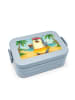 Mr. & Mrs. Panda Bentobox Pinguin Kokosnuss Design ohne Spruch in Blau Pastell