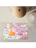 Mr. & Mrs. Panda Puzzle Einhorn Wunsch mit Spruch in Rot Pastell