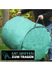 Praknu 2x Gartenabfallsack Stabil 500 Liter - Deckel - XXL Groß - Laubsack