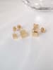 PURELEI Ohrringe Dice in Gold