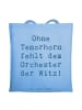 Mr. & Mrs. Panda Tragetasche Spruch Tenorhorn Witz mit Spruch in Sky Blue