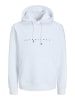 Jack & Jones Bequemer Kapuzenpullover mit dezentem Schriftzug Robust in Weiß-3