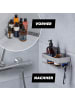 Benkstein BENKSTEIN Dusch-Organizer zum Kleben oder Bohren - für Shampoo, Duschgel und Co