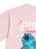 Lilo & Stitch Disney Lilo & Stitch T-Shirt Tropical Love Oberteil Shirt kurzärmlig in rosa