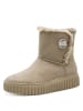 Marco Tozzi Plateau Stiefeletten in Beige