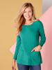 Sieh an! Longshirt in smaragd