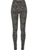 Urban Classics Urban Classics Damen Ladies Soft AOP Leggings in blackline