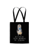 Mr. & Mrs. Panda Stofftragetasche Pinguin Lolli mit Spruch in Schwarz