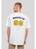 F4NT4STIC Heavy Oversize T-Shirt Brooklyn 98 NY OVERSIZE TEE in weiß