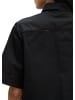 Marc O'Polo Kurzarm-Bluse regular in Schwarz