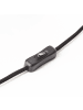Brilliant Tischleuchte Woodrow ⌀ 30 cm in holz dunkel/schwarz