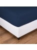 NAUTICA HOME Nautica Home Jersey Spannbettlaken, 140x200 cm in MARINEBLAU